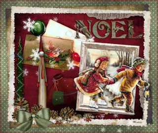 Tag Scrap de Noël